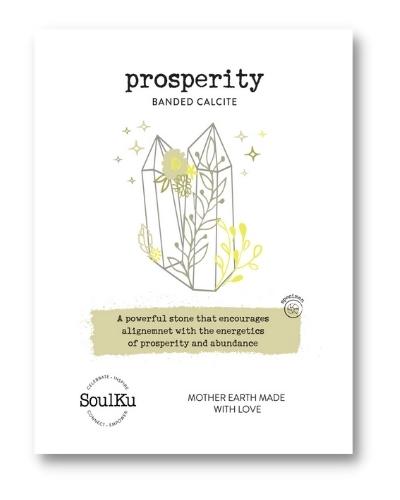 SoulKu - Banded Calcite Mini Point for Prosperity