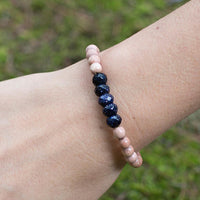 Blue Goldstone Be Your Own Hero Bracelet for Be Comforted