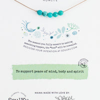 Howlite Intention Necklace for Serenity