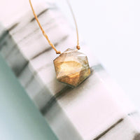 Labradorite Sacred Geometry Necklace to Transform