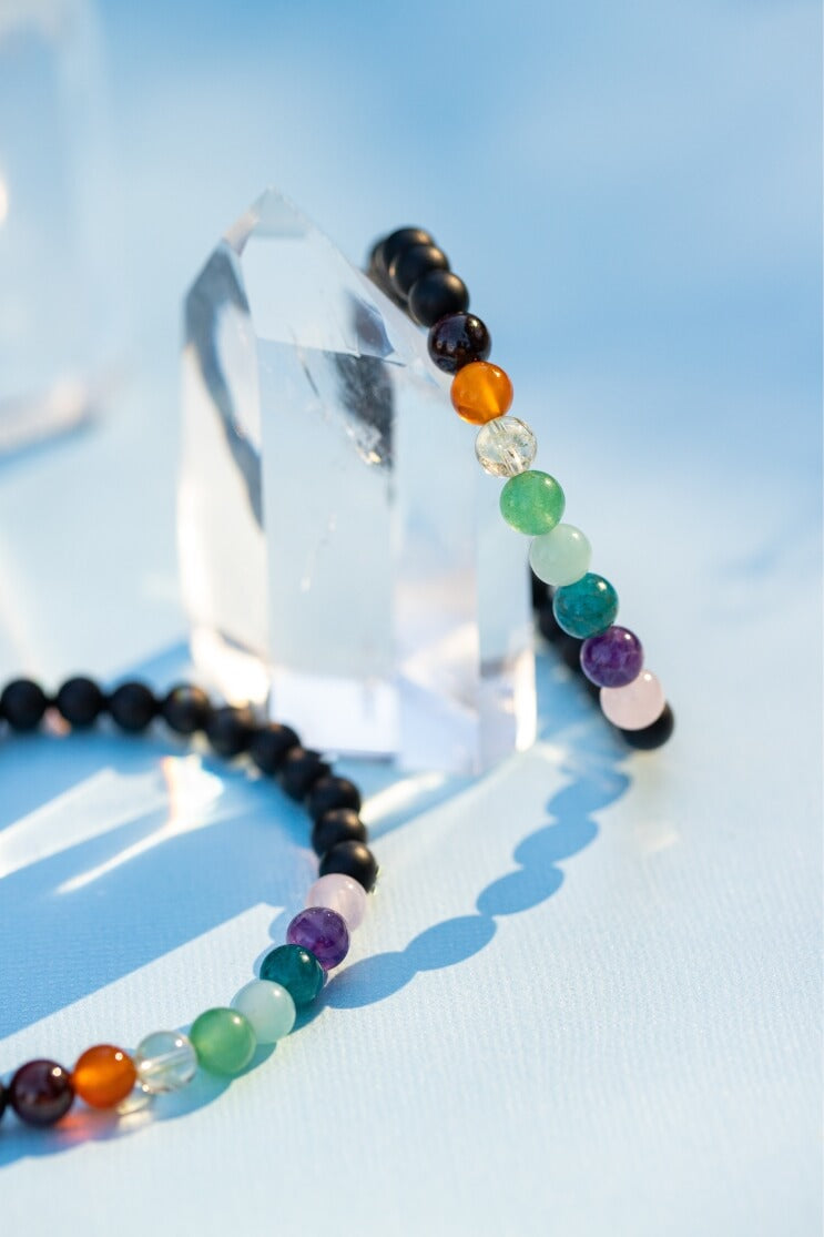 SoulKu - Pride Rainbow Gemstone Bracelet - Small