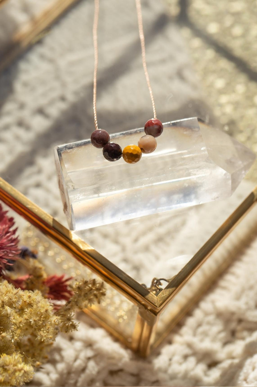 Mookaite Intention Necklace for Motivation