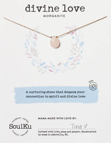 Morganite Luxe Necklace for Divine Love