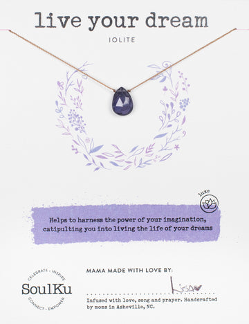 Iolite Luxe Necklace for Live Your Dream
