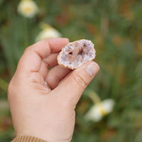 Pink Amethyst Mini Geode for Wonderful Mom