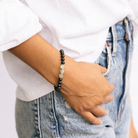 Women's Petite Protector Prehnite Bracelet