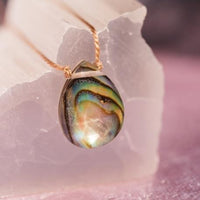 Abalone Luxe Cocktail Necklace for Blessings