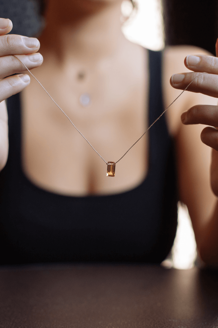 SoulKu - Citrine Refined Necklace for Manifest