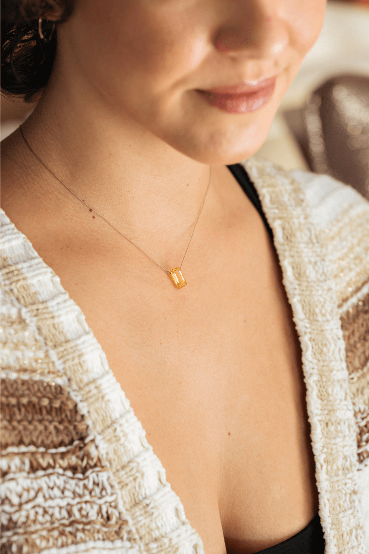 SoulKu - Citrine Refined Necklace for Manifest