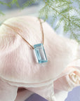 SoulKu - Sky Blue Topaz Refined Necklace for New Beginnings