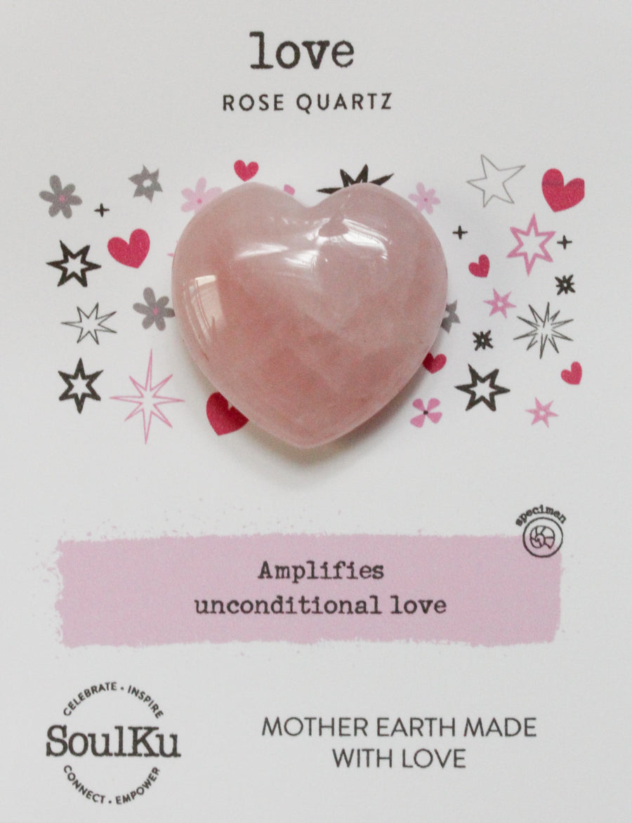 Rose Quartz Mini Heart for Love