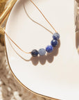 Sodalite Intention Necklace for Confidence