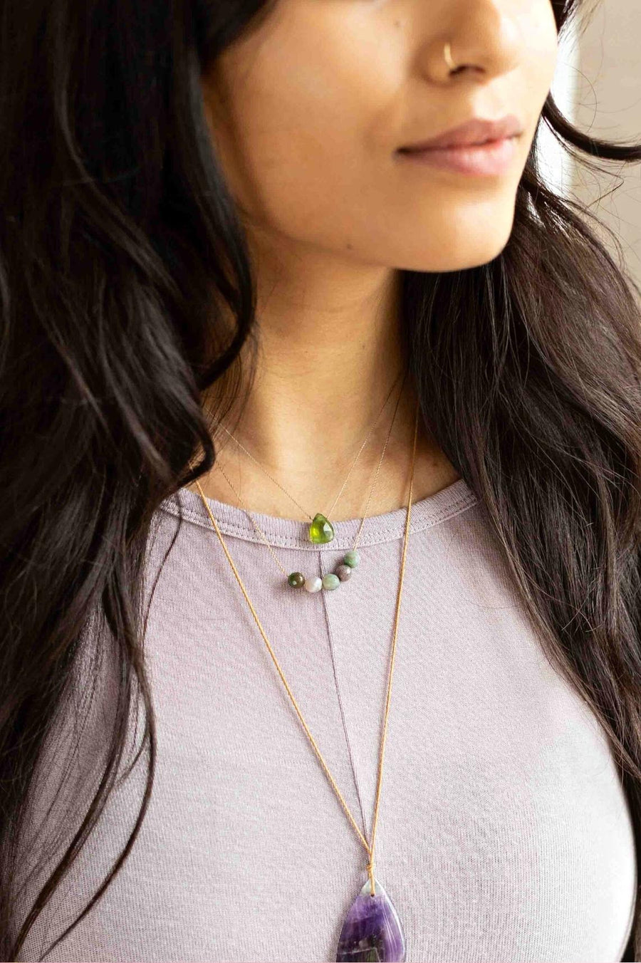 Vesuvianite Luxe Necklace for Rock Your Life