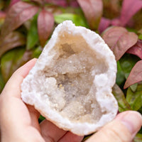 SoulKu - Druzy White Agate Geode for Inner Harmony