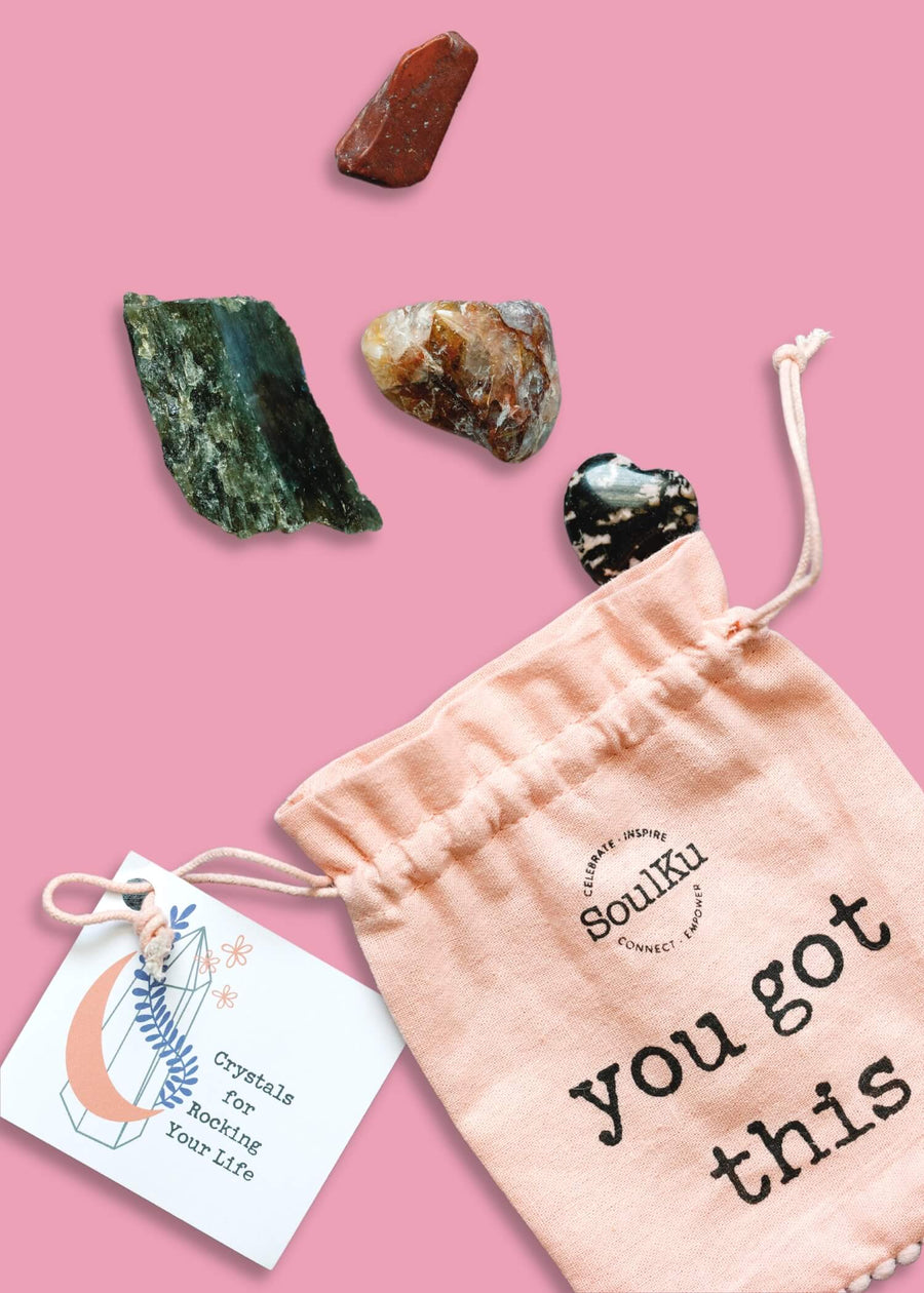 You Got This Gemstone Pouch