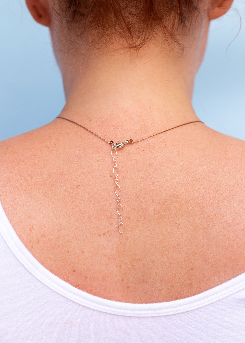 SoulKu - Ombré Peach Moonstone Super Power Stone Necklace