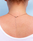 SoulKu - Ombré Peach Moonstone Super Power Stone Necklace