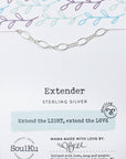 Sterling Silver 3 Inch Extender